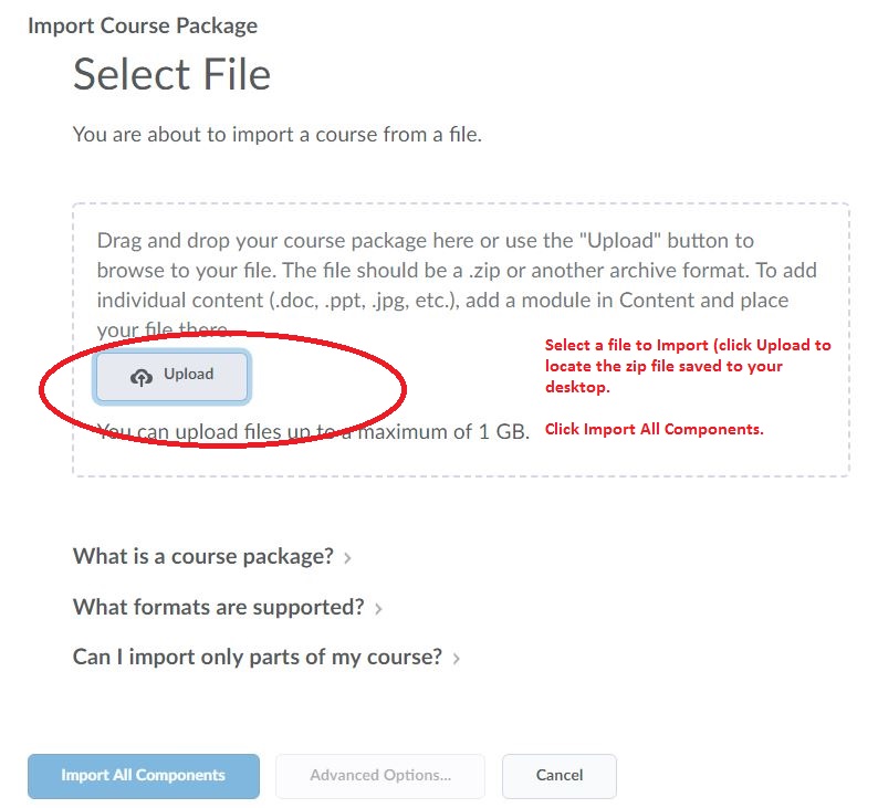 Select File to Upload